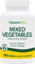 NaturesPlus gemengde groenten - 180 tabletten, verpakking van 2 - met Broccoli,