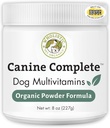 Wholistic Pet Organics Canine Complete - Honden Multivitamine Poeder - 8 Oz - Dagelijkse hondenvitaminen en supplementen voor zelfgemaakte voeding - Immuunsysteem, huid, jas en algemene gezondheid - Klein en groot ras