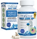 TriActive Biotics Daily Care - Probiotics for Women and Men, Prebiotic Blend with 6 Miljard CFU - Probiotica for Digestive Health - Support Gut Health, Immune Defense - 90 Capsules