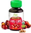 Camu Camu Capsules l Krachtige vitamine C Bron l Immune System Booster l Biologische en Fairtrade Gecertificeerd l 100 Vegan Pillen l 1500mg per Serving l Niet GGO en Glutenvrij l Andes