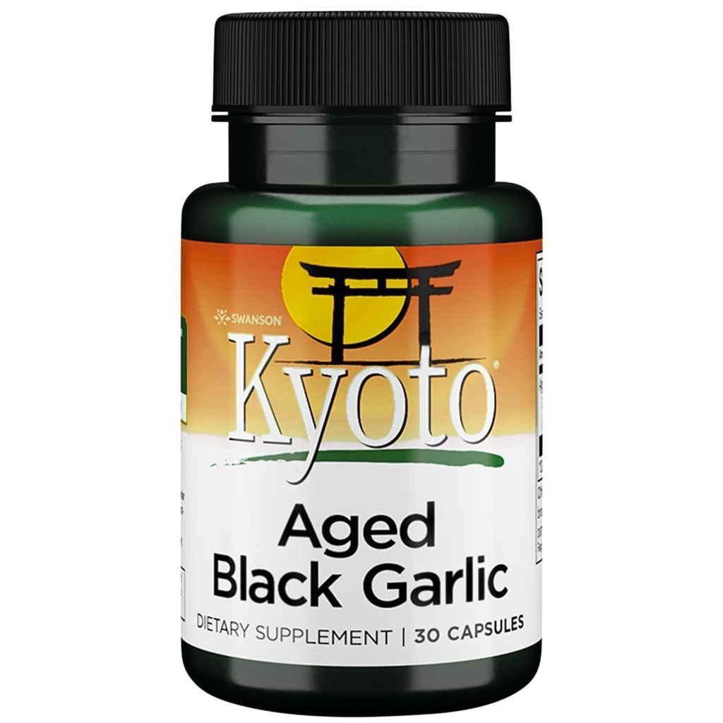 Swanson Aged Black Knoflook 650 Milligrammen 30 Capsules