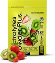 PoederVitamine Elektrolyten Poeder Plus (100 porties) Aardbei Kiwi Electrolyte Poeder Zero Calorie Keto,0 Suiker, Geen Maltodextrine,1000mg Kalium,120mg Calcium,120mg Magnesium, Hydratatiepoeder