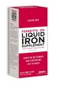 Ferretts supplément de fer liquide 40mg (IPS) - 8 Fl Oz. de cerise noire aromatisée supplément de fer haute puissance pour les enfants et les femmes enceintes - doux et non constipant Yummy supplément de fer liquide