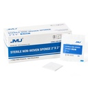 JMU 100 Pack Sterile Gauze Pads 2x2, 8 couches Éponges non tissées Sterile Gauze