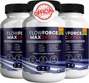 Flow Force Max Extra Prostate Supplements for Men Capsules, Health Supplements - Maximum Strength, All Natural to Support Normal & Healthy Function (300 Capsules) (5 Pack)