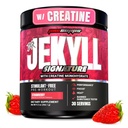 ProSupps Dr. Jekyll Signature Pre Workout Powder with Creatine - Stim-Free Preworkout Supports Focus & Endurance - Cafeine-Free Gym & Fitness Supplementen (Strawberry, 30 Serves)