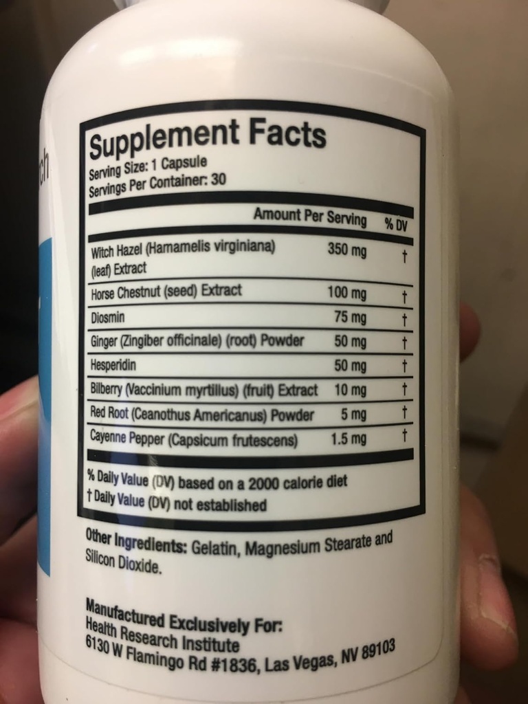 Hemokor - Strike The Hemorrhoid at Its Source- 6 Flessen- 180 Capsules-Verbeterde Formule-Officiële Hemokor