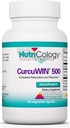 Nutricology CurcuWIN 500 Supplement - Kurkuma Extract, Curcuma, Biologische, Curcuma Longa, Pure, Bio available, 500mg Vegetarische Capsules - 60 Tellen