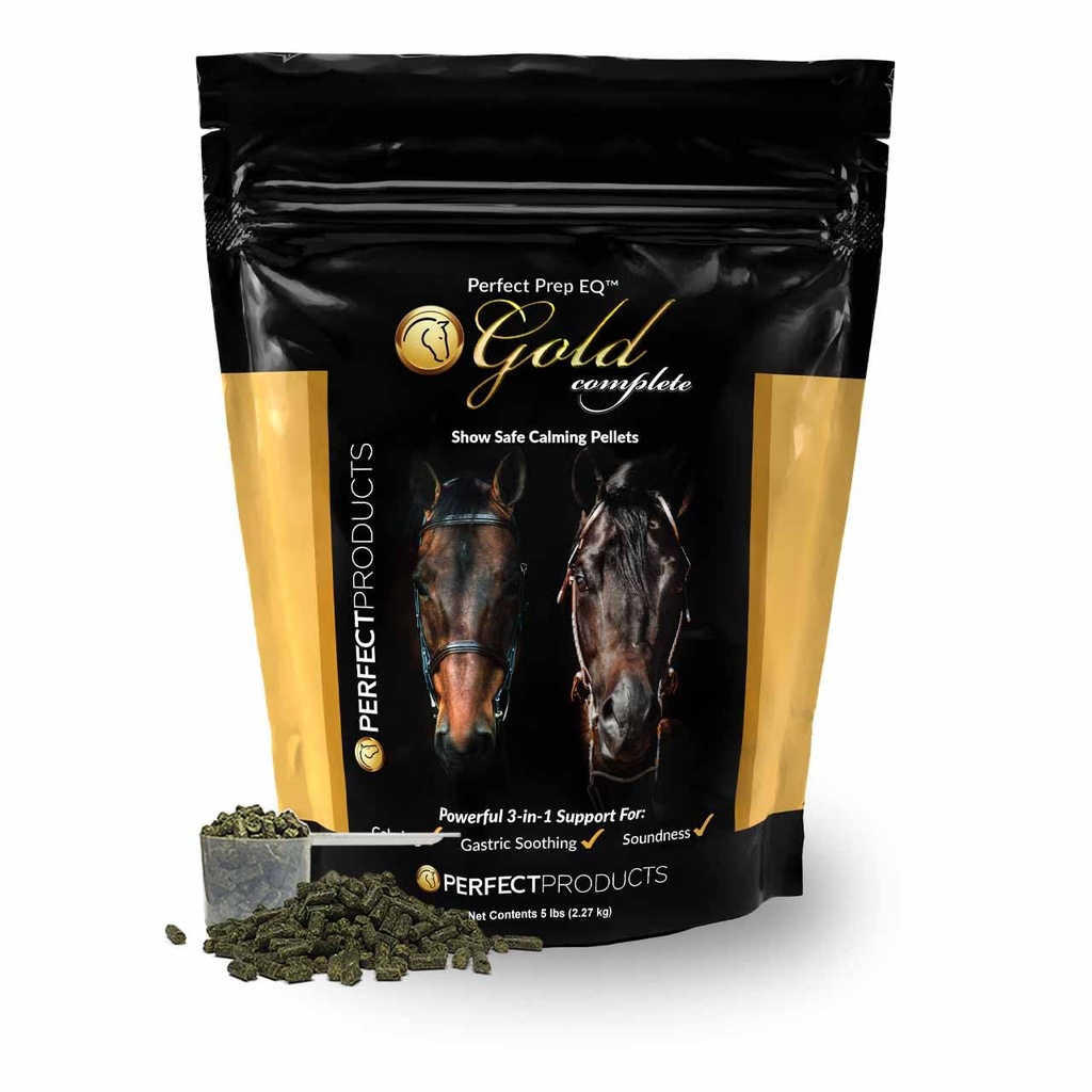 Perfecte Prep EQTM Gold Complete Calming Pellets (5LB)