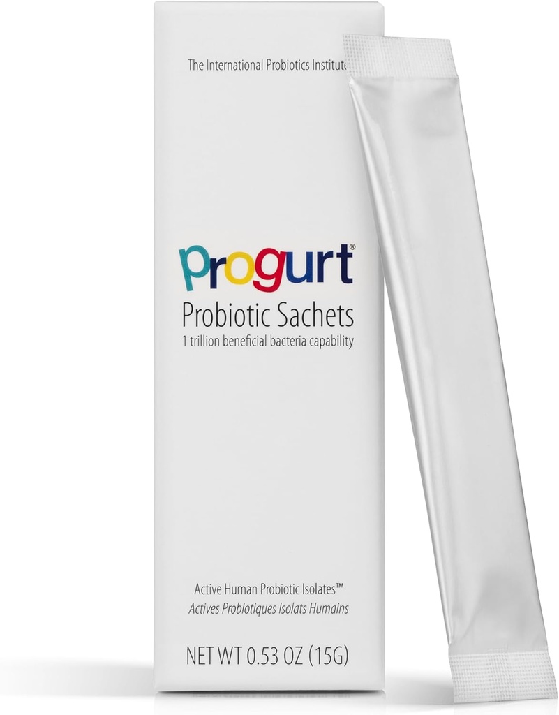 Probiotic Sachets 1 Trillion CFU (5 Sachets), Highest Potency, Shelf Stable for Travel, Vegan, Gluten Free, Essential Supplement for Bloating, Digestive & Immune Support, for Men and Women