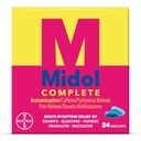 Midol Complete Gelcaps 24ct: Midol Complete Menstrual Pain Relief Gelcaps avec l'acétaminophène pour le symptôme menstruel, le SPM Relief et la période Cramp Relief - 24 Compte (Emballage May Vary)