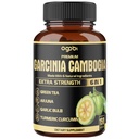Capsules Premium Garcinia Cambogia avec thé vert, Arjuna, ail, curcuma, poivre noir - Santé du corps et supplément de soutien immunitaire - 1 Pack 150 capsules pendant 5 mois