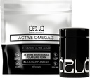 Orlo Omega 3 – Supplément Omega-3 végétalien (EPA & DHA) – Huile de poisson extra-forte et Krill Alternative de l'huile d'algue (60 Mini sans Burpless Softgels Kit)