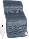 Gewogen verwarmingskussen, 17'x 33' XXXL Extra-grote elektrische warmtekussen voor rugpijnverlichting met 6 warmte-instellingen 2H Auto-afsluiten, w/4.9lbs BPA-vrije kralen voor kraampjes nek schouder armen benen Machine Wasbaar