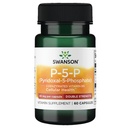 Swanson P-5-P (Pyridoxaal-5-Fosfaat) Gecoenzymeerde vitamine B-6 40 Milligrammen 60 Capsules