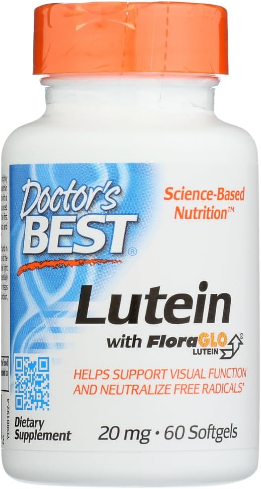 Meilleur lutéin pour la santé des yeux - 20 MG (60 Softgels)