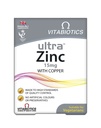 Vitabiotiques ultra zinc 15mg avec Cuivre 60 comprimés par Ultra