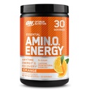 Optimale voeding Amino Energy - Pre-workout met groene thee, BCAA, Aminozuren, Keto vriendelijk, Green Coffee Extract, Energiepoeder - Oranje Koeler, 30 Servers (Verpakking mei Vary)