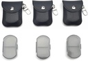 VOFOON 3 Pack Small Pill Organizer, Travel Pill Box voor portemonnee, Keychain Pill Holder, Pocket Pill Container, 2 keer per dag Dagelijks Portable Medicine Vitamine Case, Fish Oil Box, Supplement Box