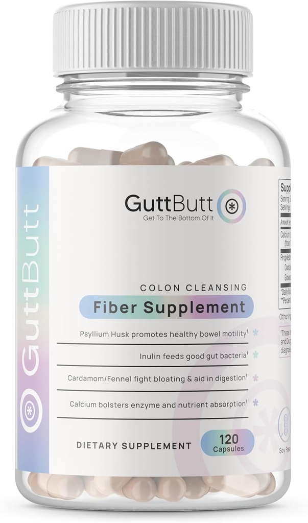 Veganistische reinheid vezelsupplement helpt de spijsverteringsregulariteit te bevorderen Psyllium Husk, Inulin, Kardemom, zonder zaad, Calcium Carbonaat P en Formule 