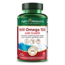Krill Omega 10X meer EPA & DHA met CoQ10 Super Formule van zuiverheid producten. 60 ZACHT GELS