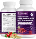 Berberine HCL capsules 1200 mg - Berberine Supplement met Ceylon Cinnamon, Chroom, Veggies Blend - Ondersteunt Metabolisme en immuunsysteem, Gut Health - 120 ct Eenvoudig doorslikken Vegan Pillen