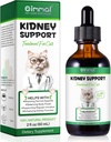ALIVO Lever Ondersteuning voor Katten, Lever en Nier Ondersteuning voor Katten met Natuurlijke Kruidenextract Helpt Balance Katten Lever & Nieren Gezondheid, Natuurlijke Pet Herbal Supplement voor Katten - 60 ml