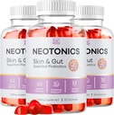 (3 Pack) Neotonics Skin and Gut Gummies, Neotonics Skin & Gut Essential Probiotics Gummies, Neotonics Skin and Gut Gummies Reviews, Neotonics Gummies, 180 Gummies For 3 Months
