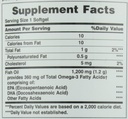 Nature's Bounty Fish Oil, ondersteunt Heart Health, 1200 Mg, Rapid Release Softgels, 200 Ct (pack van 2)