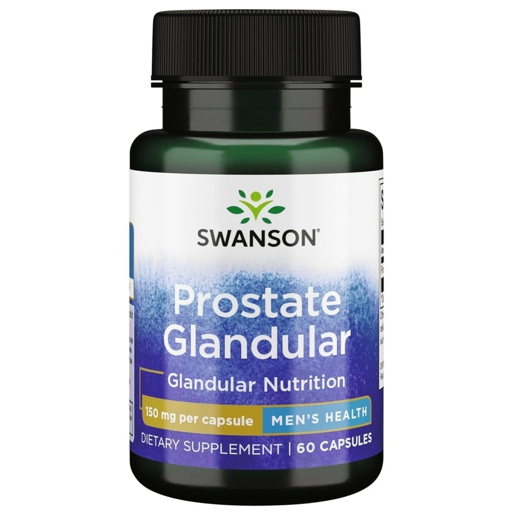 Swanson Raw Prostate Glandular 150 Milligram 60 Capsules