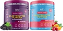 Keto Vitals BlackBerry Bundle with Fruit Punch - 2 Pack Bundle Keto Electrolytes Powder - Keto-Friendly Electrolytes met Kalium, Magnesium, Natrium, Calcium - BlackBerry & Fruit Punch