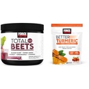 Facteur de force Betteraves totales Poudre d'oxyde nitrique pour la circulation et le soutien des articulations Chews avec Curcumine curcumine curcumine pour la force supplémentaire