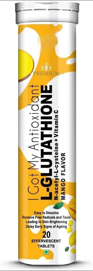 L-Glutathione 600mg met Mango Flavour 
