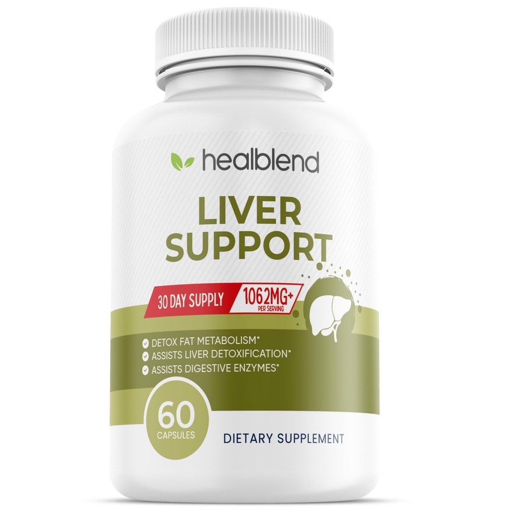 Leverondersteuning - Natuurlijke melkdistel en zinksupplement - helpt ontgiften en reinigen van de lever, Ondersteunt de spijsvertering en ontgifting - 60 Veggie Capsules (30 dagen levering)