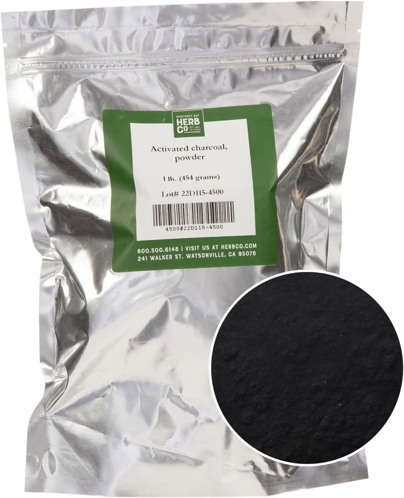 Monterey BAY HERB CO. Geactiveerde Charcoal Powder 