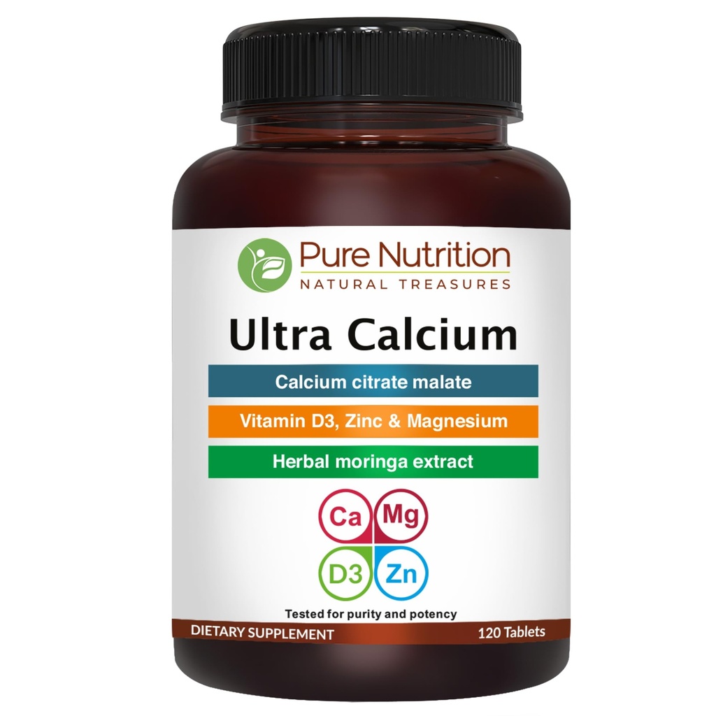 Pure Nutrition Ultra Calcium 1000mg met VIT D3 + K2 
