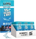 LPS Collagène liquide et supplément de protéines de lactosérum - boisson non-OGM, sans sucre - favorise la santé de la peau et des cheveux pour les hommes et les femmes, neutre, unique (25 paquets)