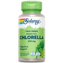 SOLARAY Broken Cell Chlorella 410 mg | Nutrient-Rich Superfood w/Naturally Occurring Protein, Vitamins, Minerals, Chlorophyll | Non-GMO | 100 VegCaps