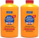 2 pc Body Powder Gemedicineerd 8 oz 