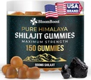 Shilajit for Men and Women - Shilajit Gummies - Shilajit Pure Himalayan 600mg Shilajit, 150 Gummies (75 Servings)