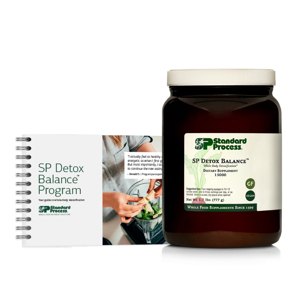 Standard Process SP Detox Balance, 10-dagen programma Kit - Detox Reinigen met Pea Proteïne, IJzer, Magnesium & Choline - Veganistisch, Niet-Dairy & Glutenvrije - 1 Kit