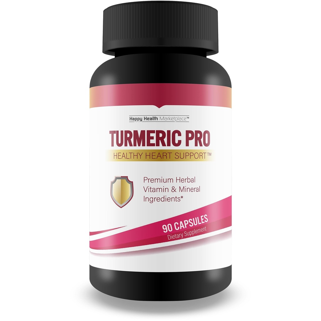 Gold Turmeric Pro - Notre meilleur Curcumin Turmeric avec poivre noir, gingembre, berbère, vitamine C, D, zinc et plus encore! Supplément d'or curcuma haute absorption - Notre meilleur supplément Curcumin