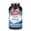 Carlson - ACES + Omega, Vitaminen A, C, E & Selenium + Omega-3s EPA en DHA, Health Support, 180 Softgels
