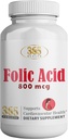 365 Gezondheid Foliumzuur 800mcg (0,8mg) Vitamine B9-365 Tabletten I Ondersteunt cardiovasculaire, essentiële prenatale en postnatale vitamine, niet-GMO en veganistisch