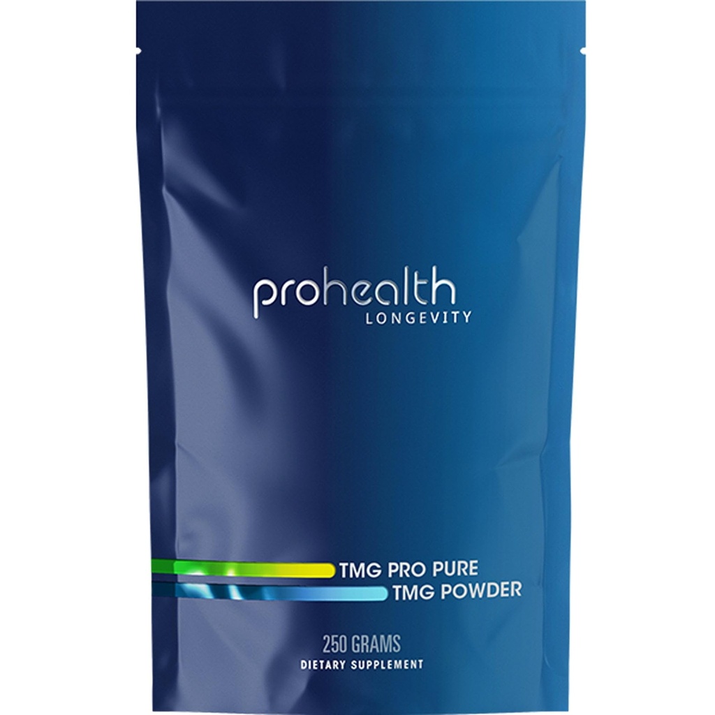 ProHealth TMG Acide amino Pression artérielle (Triméthylglycine - Supplément bétaïne anhydre) - Soutien de la méthylation 250 grammes en poudre en vrac Longévité