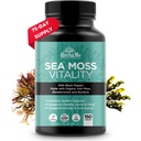 Biologische Ierse Zee Mos met Bladderwrack, Burdock Root & Black Pepper Extract, 150 Capsules, Schildklier Ondersteuning, Natuurlijke Jodium Bron, Bevordert Immune System, Cell Food, Alkaline Supplement