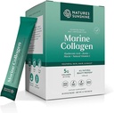 Nature's Sunshine Marine Collageen - Premium Wild-Caught Alaska Pollock Collageen Powder - Unflavored to-Go Sticks ter ondersteuning van stralende huid en gezonde gewrichten