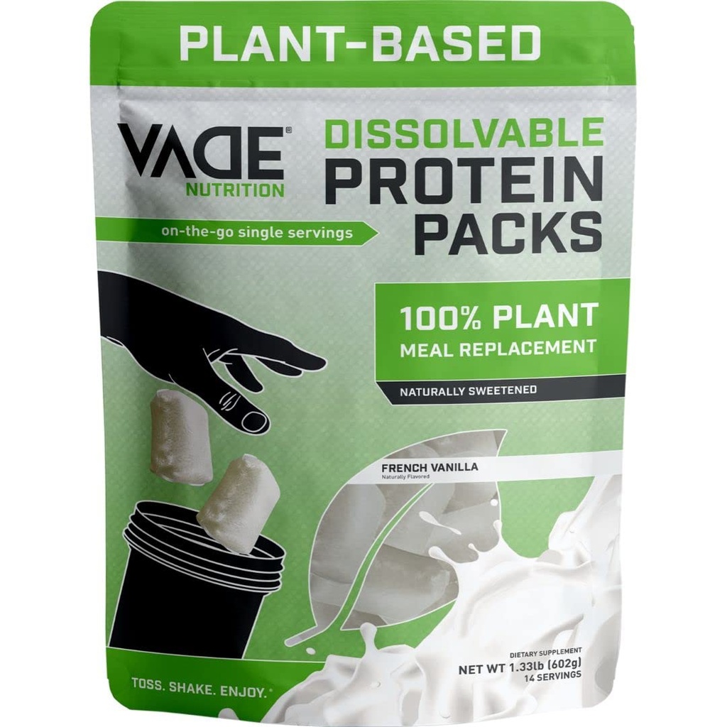 Vade Nutrition Dissolvingable Plant-Based Meal Replacement Packs 