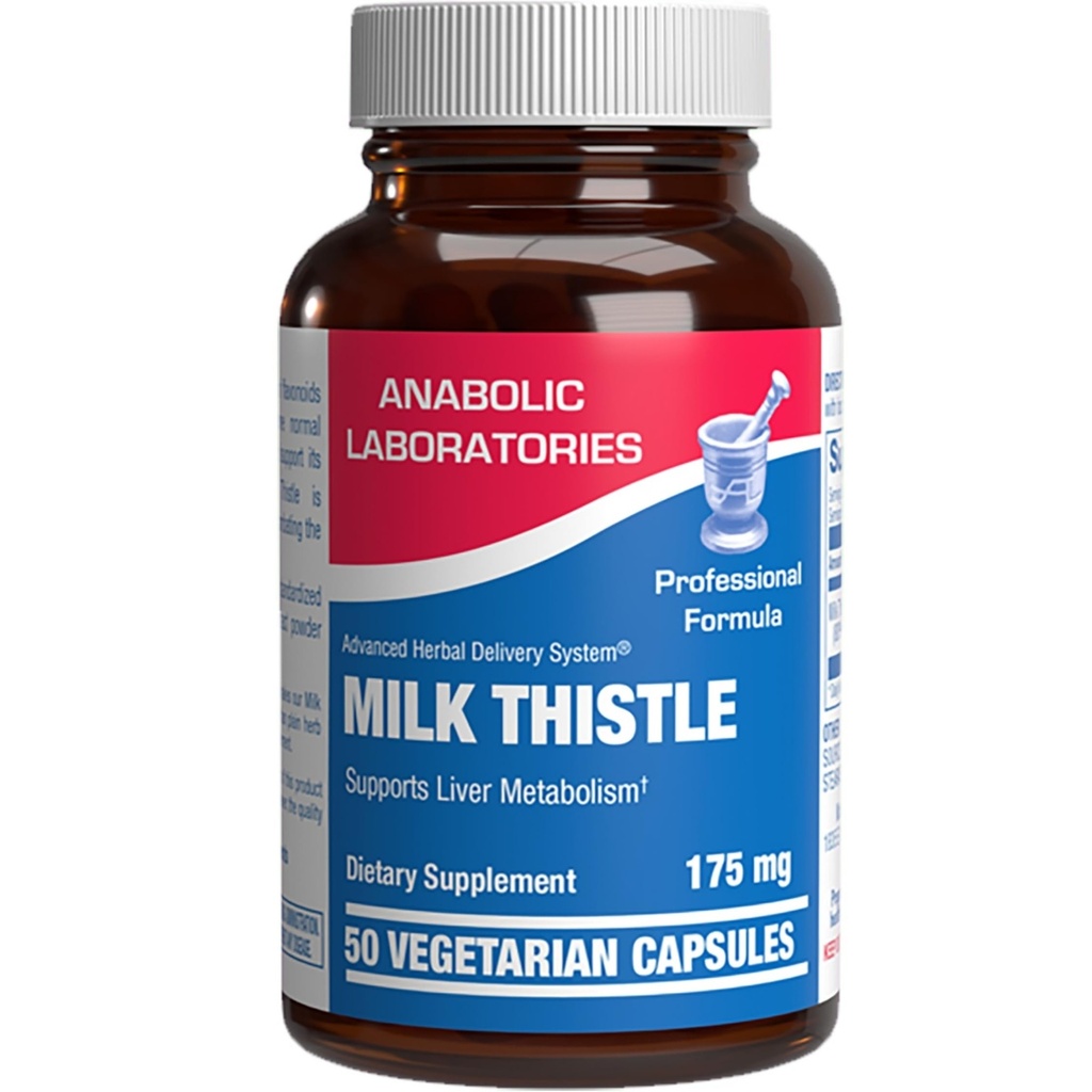 Silymarin Milk Thistle Extract Capsules - Klinische Milk Thistle Lever Supplementen voor vrouwen en mannen met gestandaardiseerde 80% Silymarin voor leverreiniging Detox Ondersteuning - Vegan Made in The USA - 50 Servings