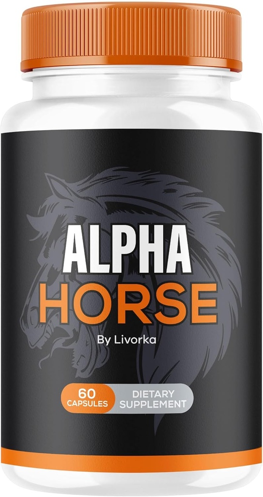 Alpha Horse, Alpha Horse Pillen voor mannen, Alpha Horse Capsules, Alpha Horse Supplement, Alpha Horse Vitamine Alle natuurlijke Premium Formule, Alpha Horse Supplement Ondersteuning, 60 Capsules voor 1 maand